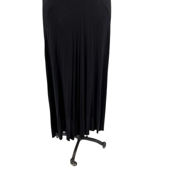 Free People Beach Black Viscose Jersey Strappy Midaxi Dress Size XS - Picture 10 of 13